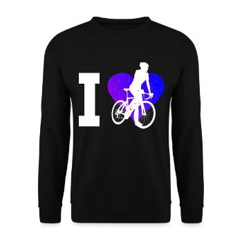 Vélo de route pour femmes Vélo de route Vélo de route Vélo de route - Sweat-shirt Unisexe - noir - Devant - Alina (178cm) & Michal (187cm)