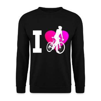 Bici da strada da donna Bici da strada Bici da strada Bici da strada da uomo Bici da strada - Felpa unisex - nero - Fronte - Alina (178cm) & Michal (187cm)
