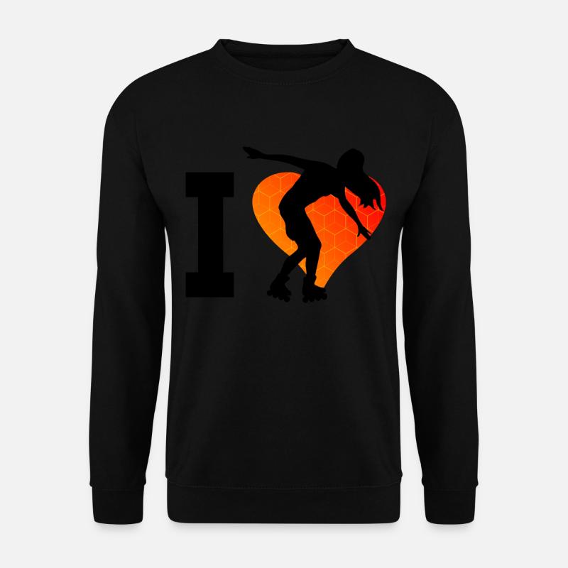 Rollerskate Rollerskaten Herren Roller Skating - Unisex Pullover - Schwarz