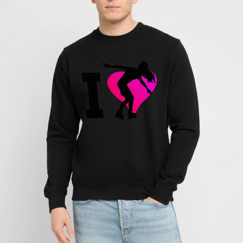 Roller Skating Roller Skates Roller Skating Rollerskat Unisex Sweatshirt
