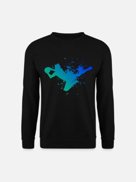 Fußball Fußballer Fußballerin Torwart Fußballspiel - Unisex Pullover - Schwarz