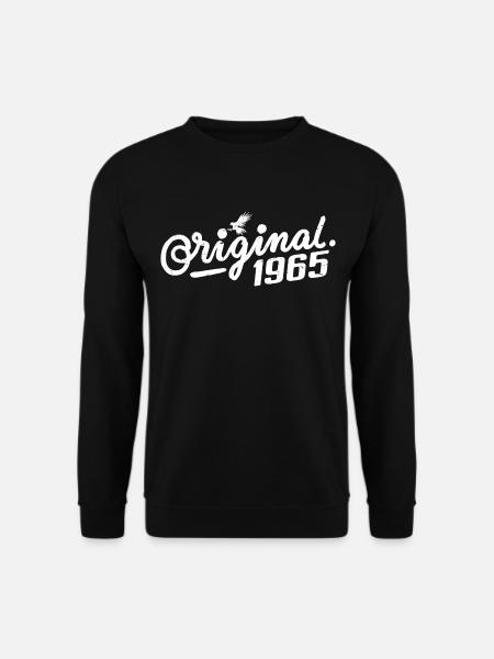 Original 1965 Geburtstagsgeschenk - Jahrgang 1965 - Unisex Pullover - Schwarz