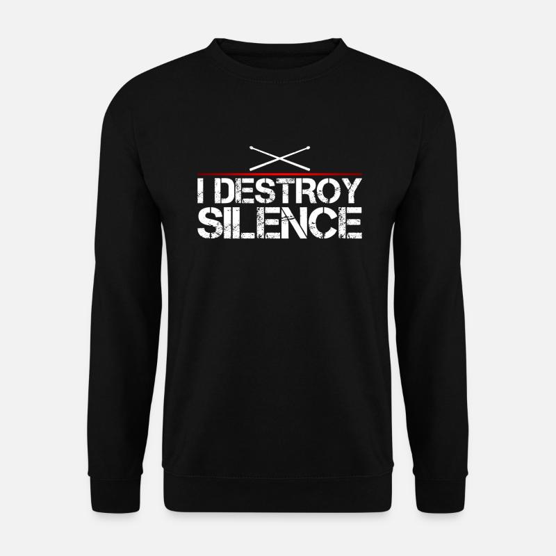 Schlagzeug - Unisex Pullover - Schwarz