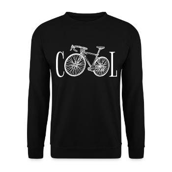 Vélo de route Cool Vélo de cyclisme - Sweat-shirt Unisexe - noir - Devant - Alina (178cm) & Michal (187cm)