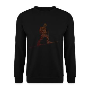 Skiing Tour Ski Touring Ski Mountaineering - Unisex Pullover - Schwarz - Vorne - Alina (178cm) & Michal (187cm)