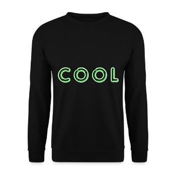 COOL néons verts - Sweat-shirt Unisexe - noir - Devant - Alina (178cm) & Michal (187cm)