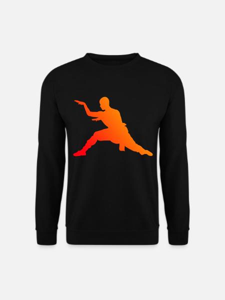 Kungfu Wushu Kampfsport Damen Herren Kung Fu - Unisex Pullover - Schwarz