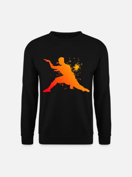 Damen Kungfu Kung Fu Herren Wushu Kampfsport - Unisex Pullover - Schwarz