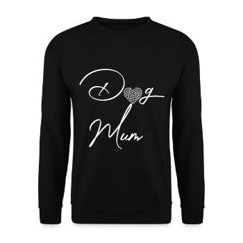 HUND MUTTER Rose Rose - Unisex Pullover - Schwarz - Vorne - Alina (178cm) & Michal (187cm)