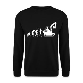 Bagger - Unisex Pullover - Schwarz - Vorne - Alina (178cm) & Michal (187cm)