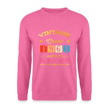 Vintage 1963 - Unisex Sweatshirt - pink - Front