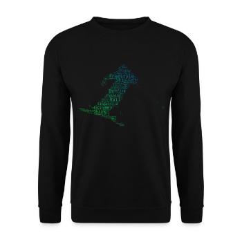 Ski Freestyle Herren Ski Jumping Freestyle Ski - Unisex Pullover - Schwarz - Vorne - Alina (178cm) & Michal (187cm)