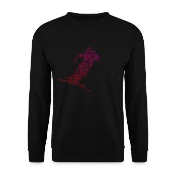 Ski acrobatique femmes Saut à ski hommes Freesty - Sweat-shirt Unisexe - noir - Devant - Alina (178cm) & Michal (187cm)