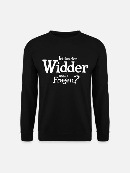 Sternzeichen Widder - Unisex Pullover - Schwarz