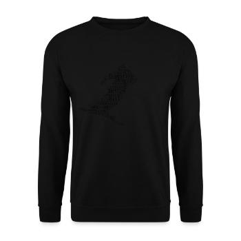 Ski Freestyle Ski Ski Jumping Men - Unisex Sweatshirt - black - Front - Alina (178cm) & Michal (187cm)