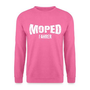 Moped Fahrer - Unisex Pullover - Pink - Vorne