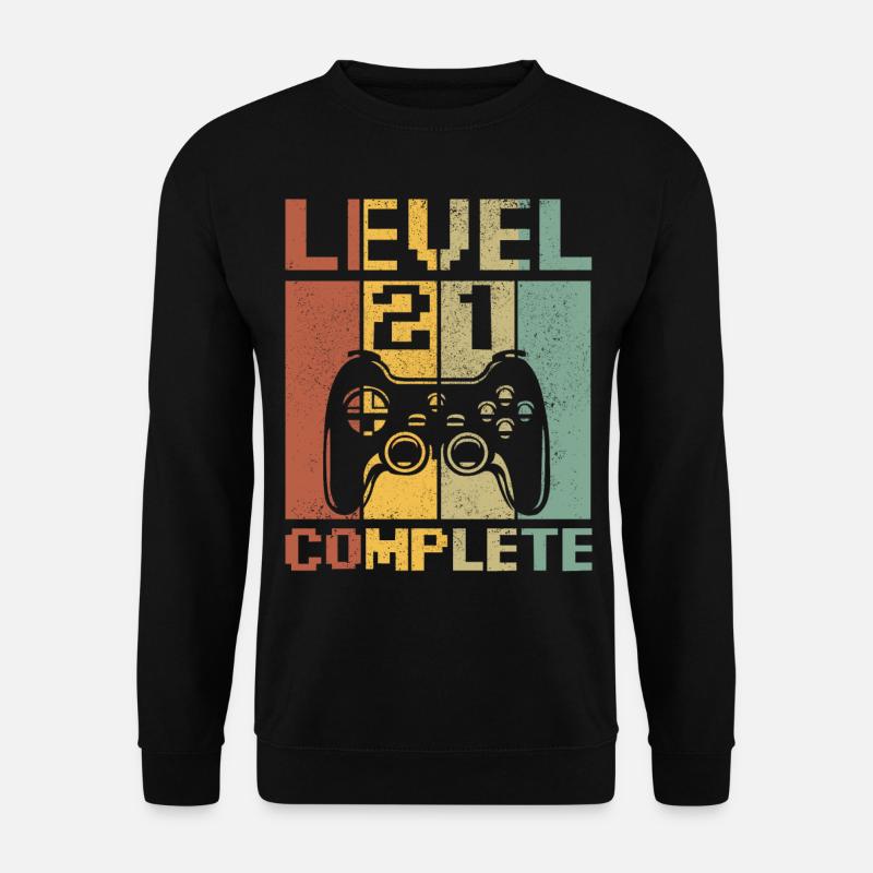 level 21 complete - Unisex Pullover - Schwarz
