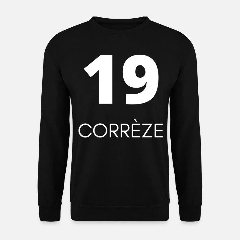 19 Corrèze - Unisex Pullover - Schwarz