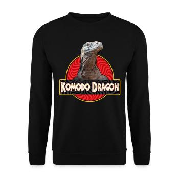Komodo dragon Komodo dragon banded monitor - Unisex Sweatshirt - black - Front - Alina (178cm) & Michal (187cm)