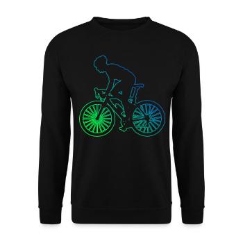 Vélo de route féminin Cyclisme de route Cyclisme de route - Sweat-shirt Unisexe - noir - Devant - Alina (178cm) & Michal (187cm)