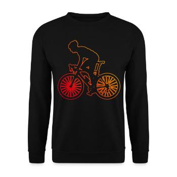 Ciclista su strada Bici da strada Bici da strada Bici da strada Donne - Felpa unisex - nero - Fronte - Alina (178cm) & Michal (187cm)