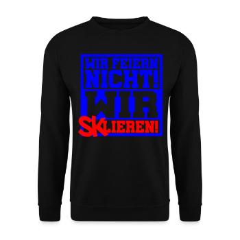 Eskalieren SKlation sklation | Farben änderbar - Unisex Pullover - Schwarz - Vorne - Alina (178cm) & Michal (187cm)