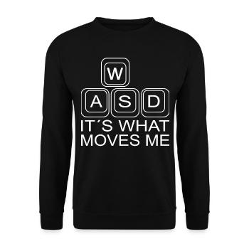 Gaming Retro Gift Idea - Unisex Sweatshirt - black - Front - Alina (178cm) & Michal (187cm)