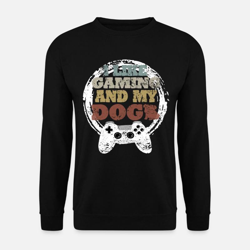 Gaming Dog Gift Idea - Unisex Sweatshirt - black