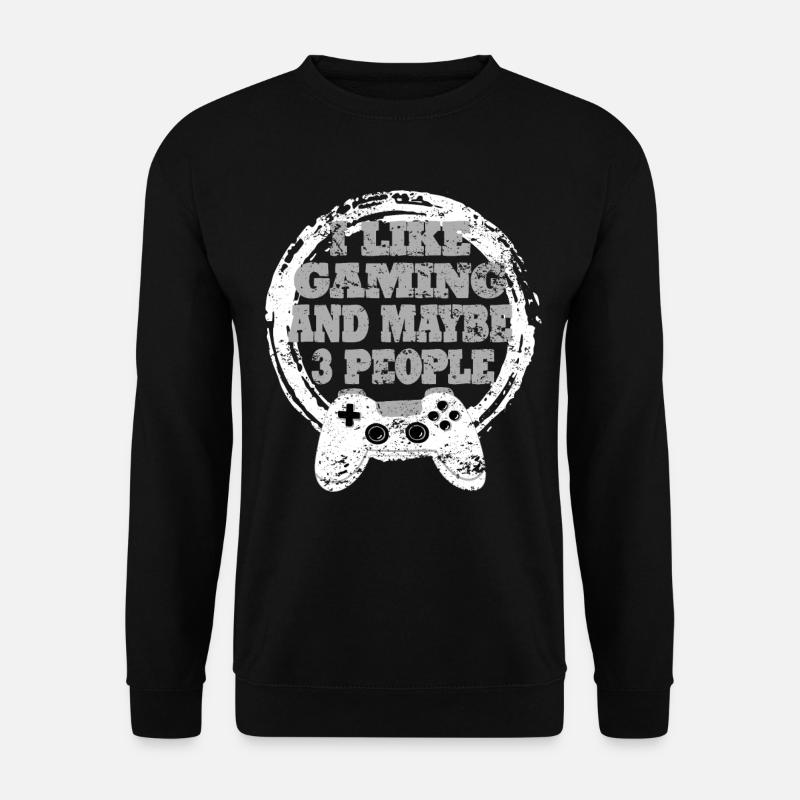 Gaming Retro Geschenkidee - Unisex Pullover - Schwarz