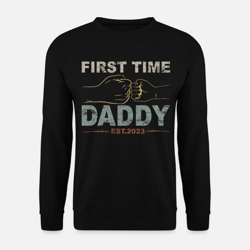 Retro Papa Outfit zum Vatertag - Unisex Pullover - Schwarz