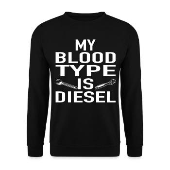 Mechaniker KFZ Auto Geschenkidee - Unisex Pullover - Schwarz - Vorne - Alina (178cm) & Michal (187cm)