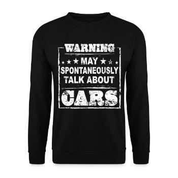 Idée cadeau de voiture mécanique - Sweat-shirt Unisexe - noir - Devant - Alina (178cm) & Michal (187cm)