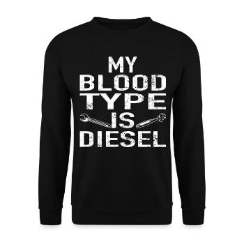 Mechaniker KFZ Auto Geschenkidee - Unisex Pullover - Schwarz - Vorne - Alina (178cm) & Michal (187cm)