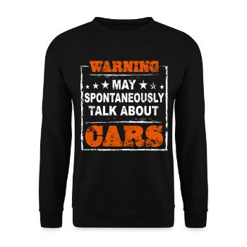 Idée cadeau de voiture mécanique - Sweat-shirt Unisexe - noir - Devant - Alina (178cm) & Michal (187cm)
