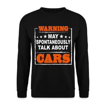 Idée cadeau de voiture mécanique - Sweat-shirt Unisexe - noir - Devant - Alina (178cm) & Michal (187cm)