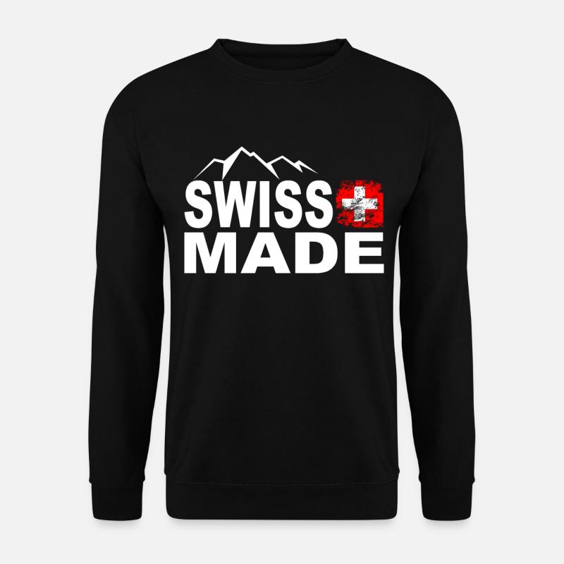 1.August Schweiz Geschenkidee T-Shirt - Unisex Pullover - Schwarz