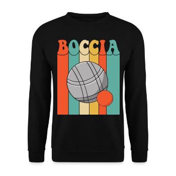 Boccia player clothing with boccia balls Boccia - Unisex Sweatshirt - black - Front - Alina (178cm) & Michal (187cm)