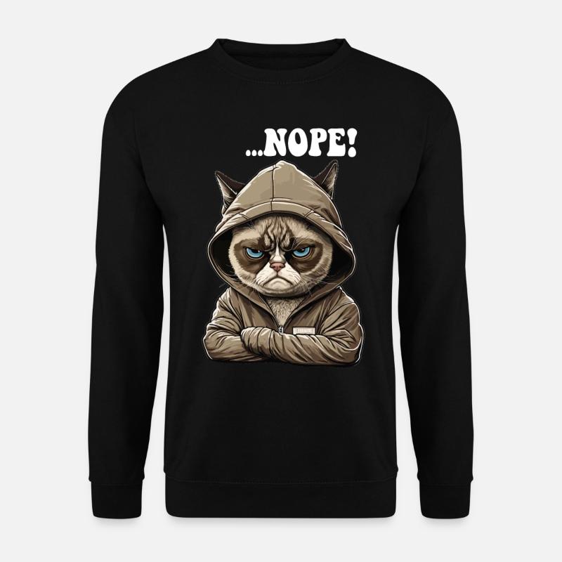 Nope! Neinsager - Mitarbeiter Arbeitskollegen - Unisex Pullover - Schwarz