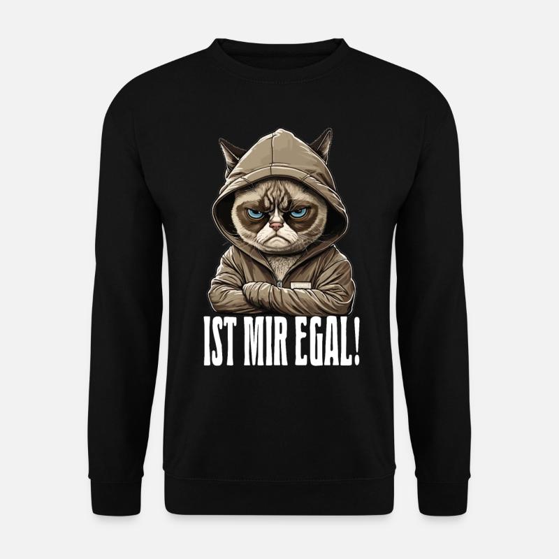 Ist mir egal - Mitarbeiter Arbeitskollegen - Unisex Pullover - Schwarz