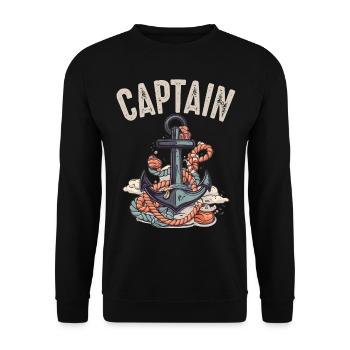 rafting, canotage, montagne, navigation de plaisance - Sweat-shirt Unisexe - noir - Devant - Alina (178cm) & Michal (187cm)