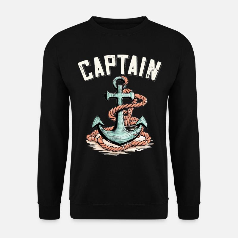 Rafting Boot fahren Berge Wildwasser Bootfahren - Unisex Pullover - Schwarz