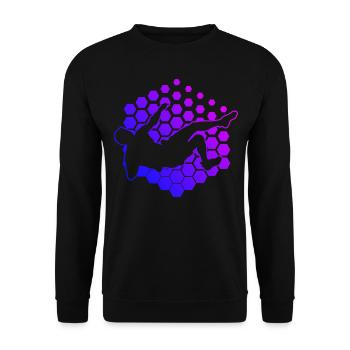 Escalade Escalade Bloc Hommes Bloc - Sweat-shirt Unisexe - noir - Devant - Alina (178cm) & Michal (187cm)