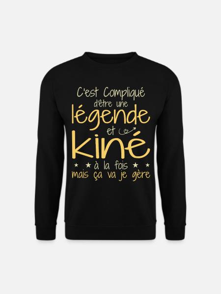 A legend and physiotherapist - Unisex Sweatshirt - black