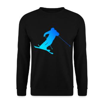 Freestyle Ski Men Ski Freestyle Ski Jumping - Unisex Sweatshirt - black - Front - Alina (178cm) & Michal (187cm)