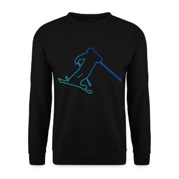 Ski Freestyle Slopestyle Freestyle Ski Herren - Unisex Pullover - Schwarz - Vorne - Alina (178cm) & Michal (187cm)