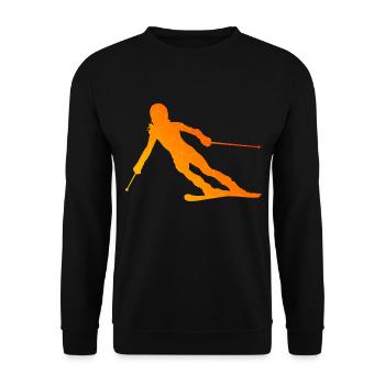 Ski Cascade Ski Skieurs Femmes Freestyle Skif - Sweat-shirt Unisexe - noir - Devant - Alina (178cm) & Michal (187cm)