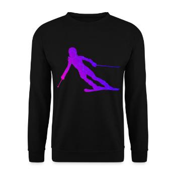 Cascadeur Ski Freestyle Skieurs Femmes Ski - Sweat-shirt Unisexe - noir - Devant - Alina (178cm) & Michal (187cm)