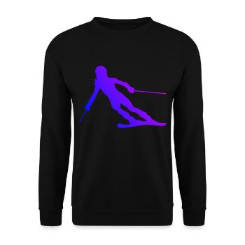 Ski acrobatique Ski Sports d’hiver Ski - Sweat-shirt Unisexe - noir - Devant - Alina (178cm) & Michal (187cm)