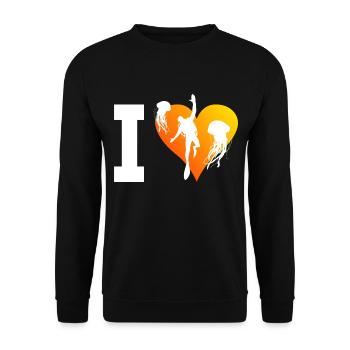 Plongée libre Scuba Diver Dive Diver Divers - Sweat-shirt Unisexe - noir - Devant - Alina (178cm) & Michal (187cm)