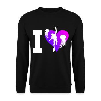 Plongeur Plongée Femmes Plongée Plongée Sous-marine - Sweat-shirt Unisexe - noir - Devant - Alina (178cm) & Michal (187cm)